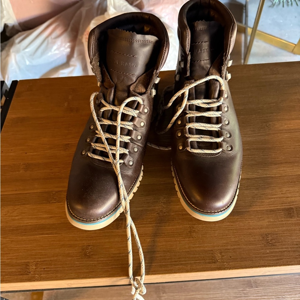Cole Haan Dark Brown Leather Boots